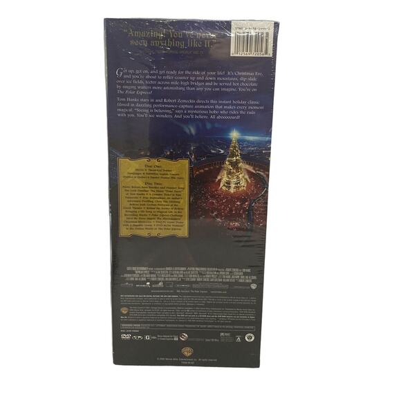 The Polar Express Starring Tom Hanks 2 Disc DVDs 2005 Widescreen Edition New - Picture 5 of 9